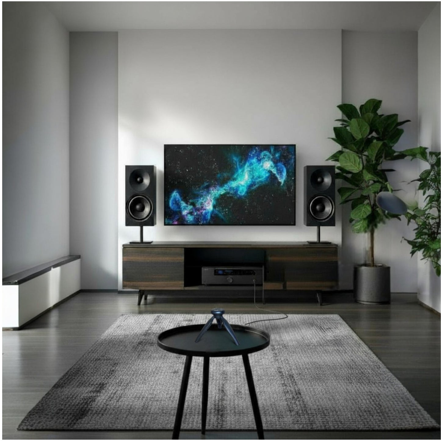 Truvaro™ Professional Calibration Microphone with Adjustable Stand for Onkyo, Denon, Yamaha & Pioneer Receivers