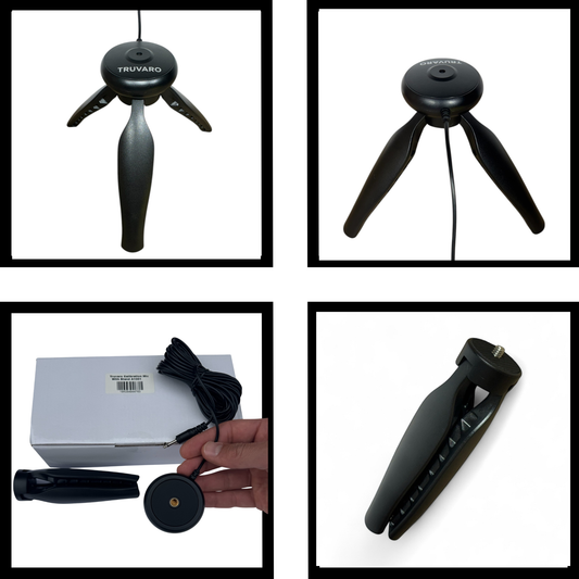 Truvaro™ Professional Calibration Microphone with Adjustable Stand for Onkyo, Denon, Yamaha & Pioneer Receivers